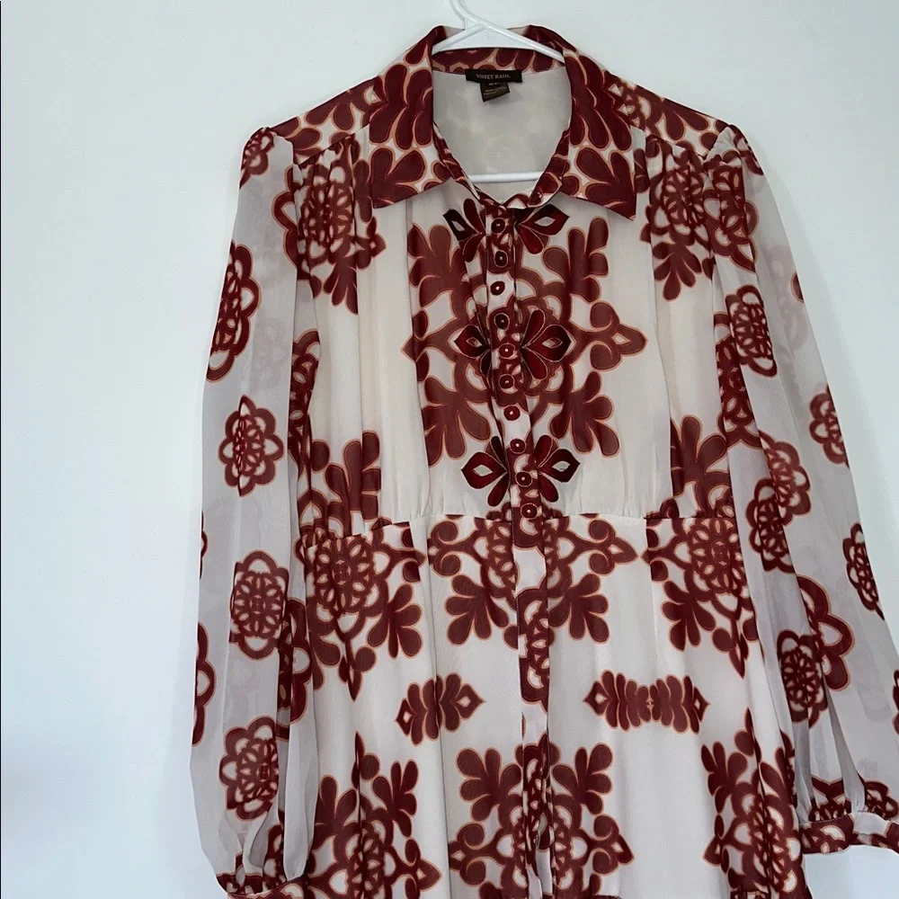 Floral Maxi Dress with Slit - Picture 3 of 11